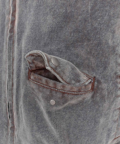 ADAM PATEK(アダムパテック)の「mj11055-velour dust jacket ブルゾン(AP2523012)(ブルゾン・メンズ・ブラック/ブラウン・1/2)」の22枚目の写真