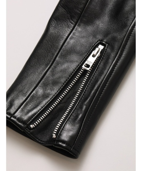 beautiful people（ビューティフルピープル）の「Beautiful People vintage leather THE /a riders jacket 1001402821（ライダースジャケット・メンズ・ブラック・LARGE）」の7枚目の写真