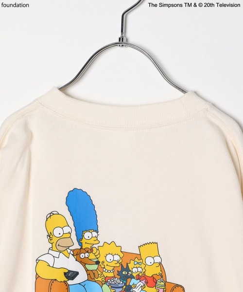 The Simpsons(ザ・シンプソンズ)の「【The Simpsons/BAYFLOW】スウェットプルオーバー(KIDS)(スウェット・キッズ・オフホワイト/チャコール/ブルーグリーン・130cm/120cm/110cm/150cm/140cm)」の15枚目の写真