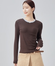 bicolor rib tops