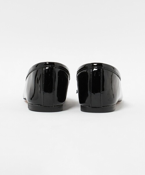 【新品】CHEMBUR　黒　フラットシューズ CHEMBUR＞SQ STUDS フラットシューズ（その他シューズ