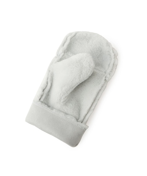 ROPE' PICNIC(ロペピクニック)の「洗えるひも付きミトングローブ(手袋・レディース・ベージュ/ライトグレー/ブラウン系その他3・FREE)」の5枚目の写真