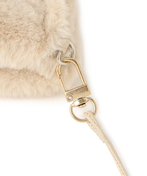 ROPE' PICNIC(ロペピクニック)の「洗えるひも付きミトングローブ(手袋・レディース・ベージュ/ライトグレー/ブラウン系その他3・FREE)」の9枚目の写真