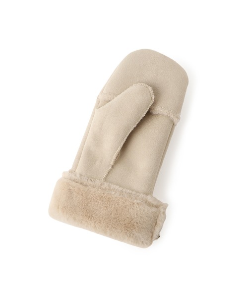 ROPE' PICNIC(ロペピクニック)の「洗えるひも付きミトングローブ(手袋・レディース・ベージュ/ライトグレー/ブラウン系その他3・FREE)」の11枚目の写真