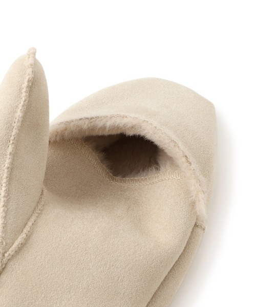 ROPE' PICNIC(ロペピクニック)の「洗えるひも付きミトングローブ(手袋・レディース・ベージュ/ライトグレー/ブラウン系その他3・FREE)」の17枚目の写真