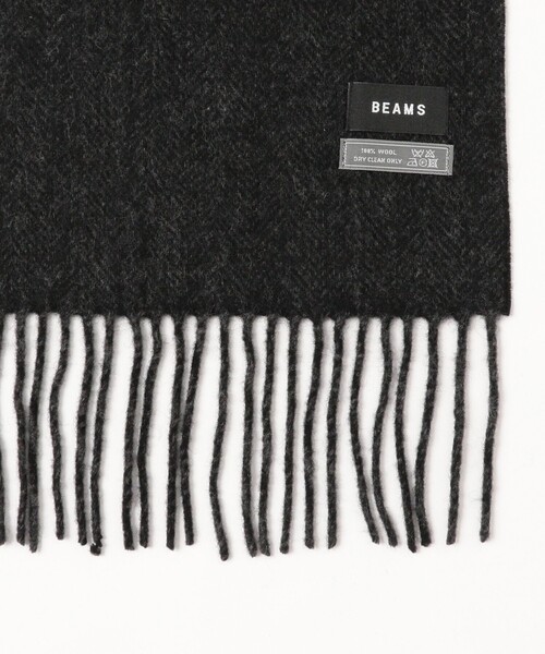 BEAMS（ビームス）の「ヘリンボーン リバーシブル マフラー（マフラー・メンズ・ライトブルー/ブラック/ブラウン系その他5・ONE SIZE）」の5枚目の写真