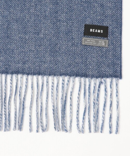 BEAMS（ビームス）の「ヘリンボーン リバーシブル マフラー（マフラー・メンズ・ライトブルー/ブラック/ブラウン系その他5・ONE SIZE）」の9枚目の写真