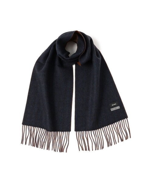 BEAMS（ビームス）の「ヘリンボーン リバーシブル マフラー（マフラー・メンズ・ライトブルー/ブラック/ブラウン系その他5・ONE SIZE）」の12枚目の写真