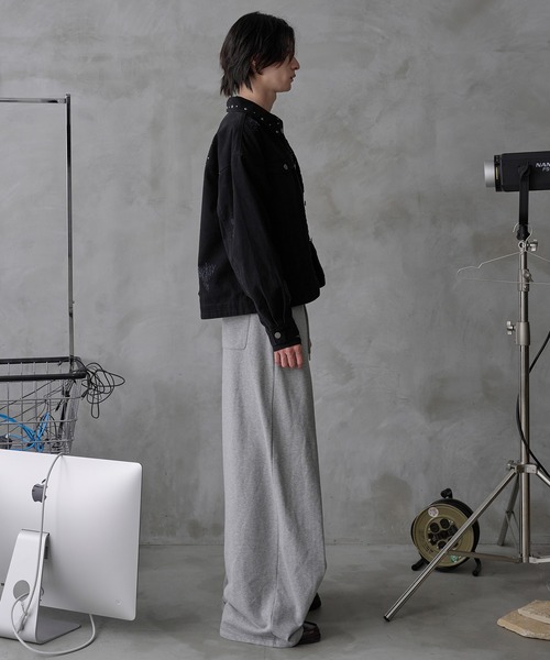 EPNK（イーピーエヌケー）の「Studs damage denim jacket / スタッズ