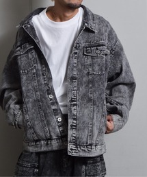 DOUBLE STEAL（ダブルスティール）の「オーバーサイズケミカルデニムGジャン（デニムジャケット）」