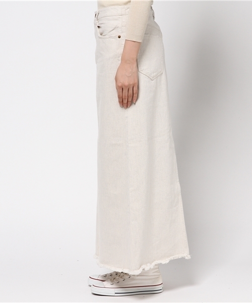 JOURNAL STANDARD（ジャーナルスタンダード）の「トップデニムマキシスカート# （スカート・レディース・ブラック/アイボリー・36/40/38）」の13枚目の写真