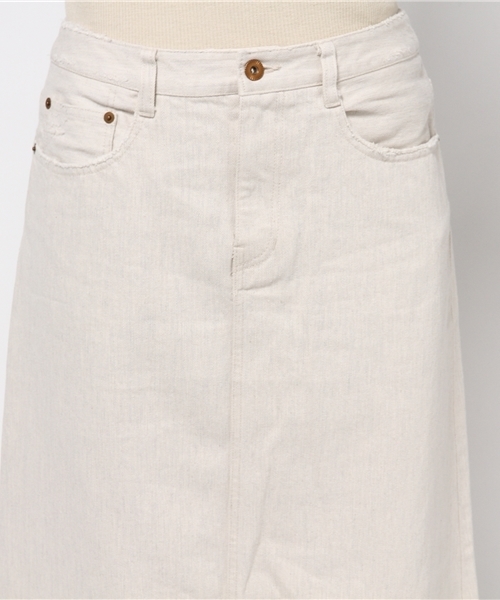 JOURNAL STANDARD（ジャーナルスタンダード）の「トップデニムマキシスカート# （スカート・レディース・ブラック/アイボリー・36/40/38）」の15枚目の写真