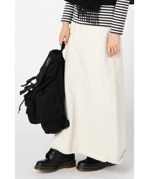 JOURNAL STANDARD（ジャーナルスタンダード）の「トップデニムマキシスカート# （スカート・レディース・ブラック/アイボリー・36/40/38）」の16枚目の写真