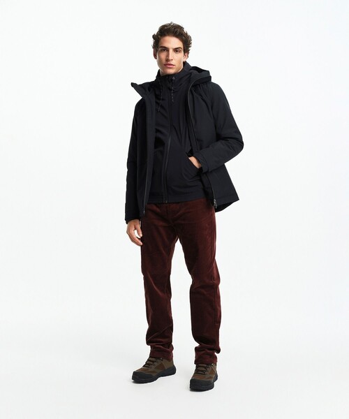 AIGLE(エーグル)の「ストレッチ テーパードコーデュロイ ワイドパンツ(その他パンツ・メンズ・ブラウン/ベージュ/ダークネイビー・42/38/44/40)」の9枚目の写真