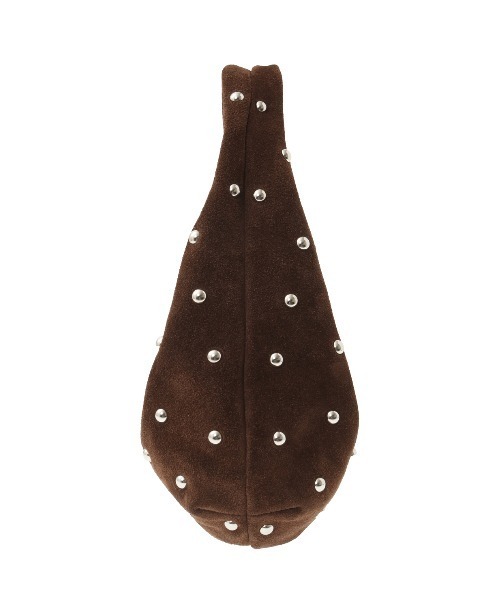 CLANE（クラネ）の「MOON SUEDE STUDS BAG（ハンドバッグ・レディース・ブラウン・F）」の3枚目の写真