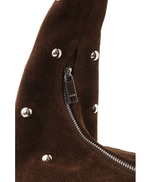 CLANE（クラネ）の「MOON SUEDE STUDS BAG（ハンドバッグ・レディース・ブラウン・F）」の6枚目の写真