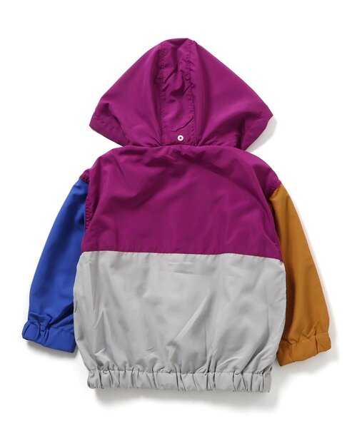 セール】【撥水加工/フード収納可】カラバリウィンドブレーカー_