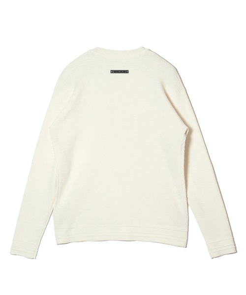 CRIMIE（クライミー）の「HENRY NECK THERMAL LONG SLEEVE（ニット/セーター・メンズ・ブラック/オフホワイト・L/XL）」の9枚目の写真