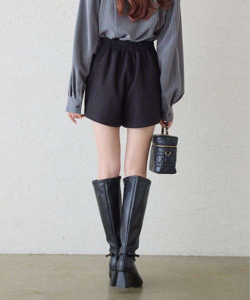 one after another NICE CLAUP（ワンアフターアナザーナイスクラップ）の「ショートパンツ（その他パンツ・レディース・アイボリー/ブラック/ブラウン・FREE）」の22枚目の写真