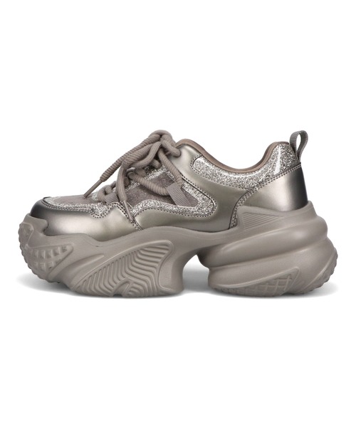 2025秋冬新作ダブルシューレース厚底スニーカー/OT3776（スニーカー