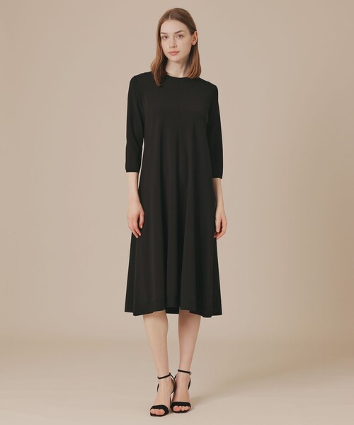 MACKINTOSH LONDON(マッキントッシュ ロンドン)の「スライトラスターストレッチワンピース(ワンピース・レディース・ブラック/ベージュ・38/40)」の3枚目の写真