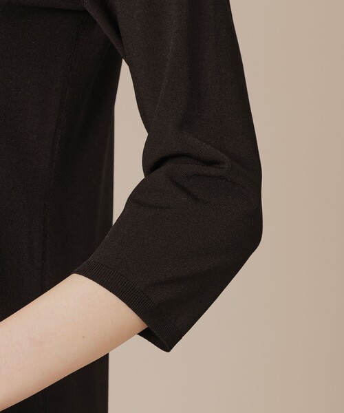 MACKINTOSH LONDON(マッキントッシュ ロンドン)の「スライトラスターストレッチワンピース(ワンピース・レディース・ブラック/ベージュ・38/40)」の9枚目の写真