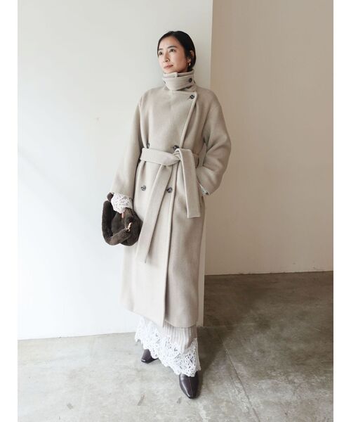 セール】レースドッキングリブニットワンピース（ワンピース