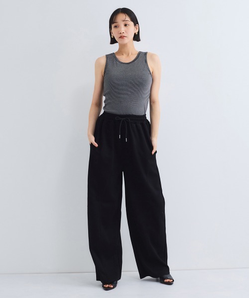 VICKY（ビッキー）の「ポンチ3Dカーブパンツ≪手洗い可能≫（その他パンツ・レディース・ブラック・M）」の5枚目の写真