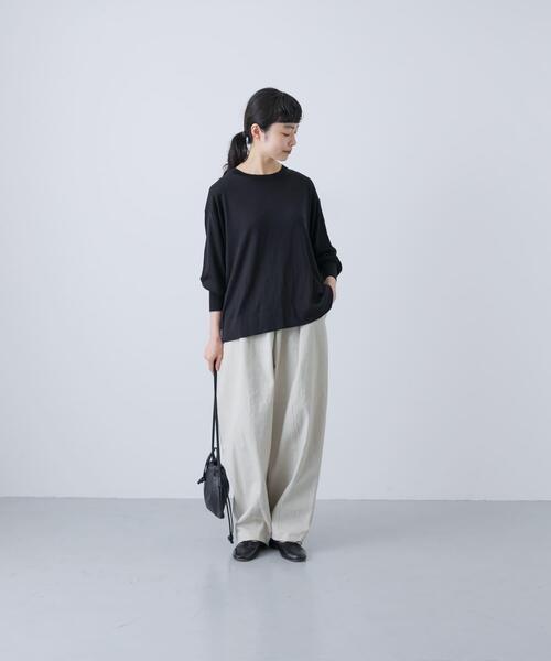 かぐれ（カグレ）の「ウォッシャブルシルクワイドニット（ニット