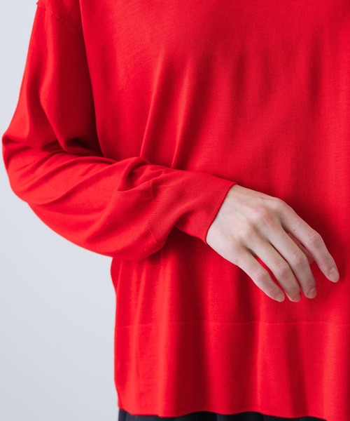 ウォッシャブルシルクワイドニット（ニット/セーター）｜かぐれ