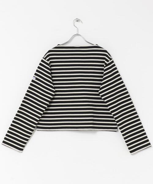 セール】ORCIVAL BOATNECK LONG-SLEEVE CROPPED PULLOVER（Tシャツ