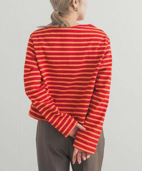 ORCIVAL(オーシバル)の「ORCIVAL BOATNECK LONG-SLEEVE CROPPED PULLOVER(Tシャツ/カットソー・レディース・ブラック系その他/ブラウン系その他/レッド系その他・2)」の13枚目の写真