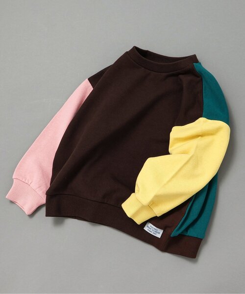 BREEZE（ブリーズ）の「【WEB限定/ジュニア対応】無地ボーダートレーナー（スウェット・キッズ・グリーン/ピンク/ブラック/パープル/ブラウン/チャコール/イエロー/ミント/キャメル/その他11/その他12/その他13・160/90/100/120/130/140/150/110）」の12枚目の写真