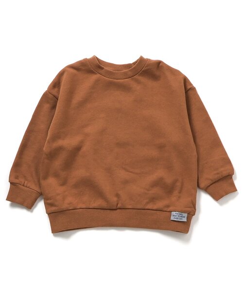 BREEZE（ブリーズ）の「【WEB限定/ジュニア対応】無地ボーダートレーナー（スウェット・キッズ・グリーン/ピンク/ブラック/パープル/ブラウン/チャコール/イエロー/ミント/キャメル/その他11/その他12/その他13・160/90/100/120/130/140/150/110）」の21枚目の写真