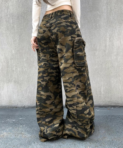 VEILA(ヴェイラ)の「カモフラージュカーゴパンツ(その他パンツ・レディース・グリーン・S/M)」の16枚目の写真