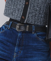 bita.（ビタ）の「シルバーバックルウエスタンベルト（ベルト）」