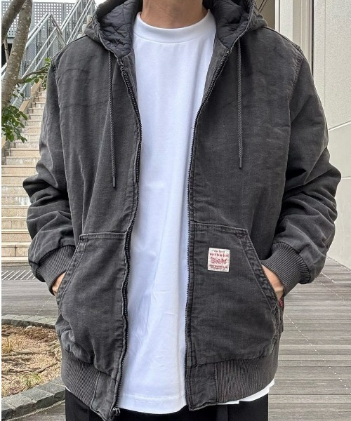 Vetements Levi's デニムジャケット フード付き Levi's】デニムフードジャケット (デニムアウター / フード付き