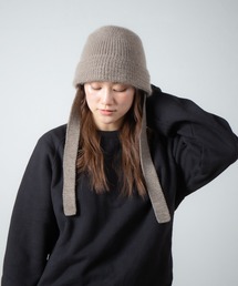 モヘアニット」に該当するニットキャップ/ビーニーファッション