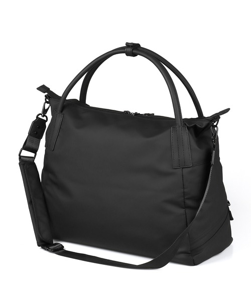 The DUFFER of ST.GEORGE（ザダファーオブセントジョージ）の「〔BLACK LABEL〕2WAY GYM BAG：2ウェイ ジムバッグ（ショルダーバッグ・メンズ・ブラック・F）」の4枚目の写真