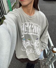 アソートプリントピグメントスウェット