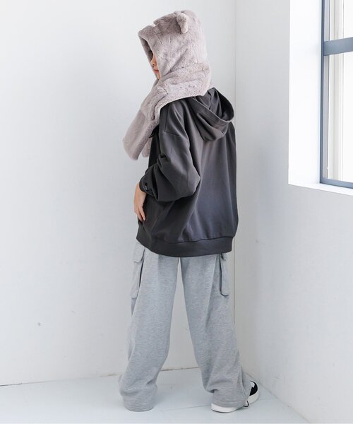 algy（アルジー）の「レースロゴBIGフーディ（パーカー・キッズ・ネイビー/レッド/チャコール・XX-SMALL/X-SMALL/MEDIUM/SMALL）」の5枚目の写真