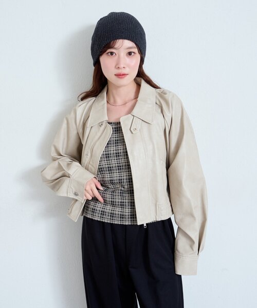 Kastane(カスタネ)の「【カップ取り外し可】カップ付きチェックキャミ(キャミソール・レディース・ブラウン/ベージュ/ブラック・FREE)」の16枚目の写真