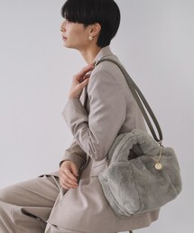 OPAQUE.CLIP | 【2WAY】フェイクファーミドルトートバッグ(トートバッグ)