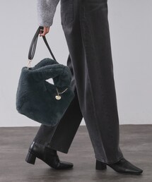 OPAQUE.CLIP | 【2WAY】フェイクファーミドルトートバッグ(トートバッグ)