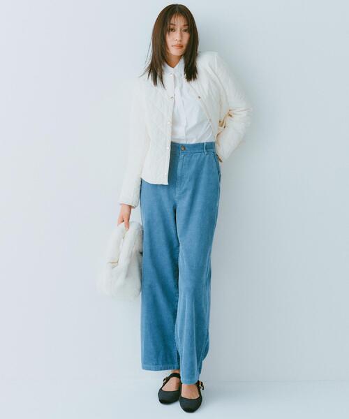 OPAQUE.CLIP（オペークドットクリップ）の「【2WAY】フェイクファーミドルトートバッグ（トートバッグ・レディース・ブラウン系/オフホワイト/チャコールグレー/グリーン系・00）」の6枚目の写真