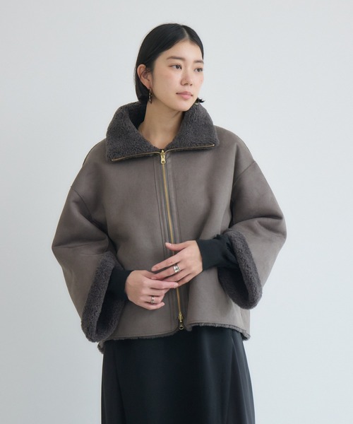 SUGAR ROSE リバーシブルボアブルゾン（ブルゾン）｜Paradise Picnic