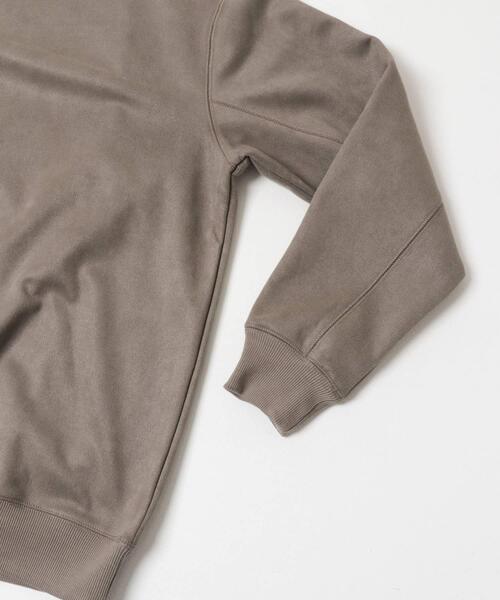 SENSE OF PLACE by URBAN RESEARCH（センスオブプレイスバイアーバンリサーチ）の「フェイクスエードクルーネックスウェット（スウェット・メンズ・ダークブラウン/チャコールグレー/グレー/ライトベージュ・MEDIUM/LARGE）」の18枚目の写真