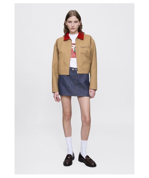 A.P.C.（アーペーセー）の「SHRUNKEN FIT JACKET/ A.P.C. x MARC JACOBS（その他アウター・レディース・ベージュ系・34/36）」の3枚目の写真