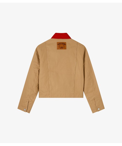 A.P.C.（アーペーセー）の「SHRUNKEN FIT JACKET/ A.P.C. x MARC JACOBS（その他アウター・レディース・ベージュ系・34/36）」の4枚目の写真