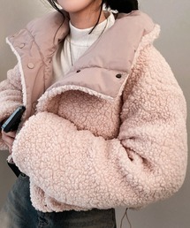 2WAYで楽しめる!リバーシブルボアジャケット